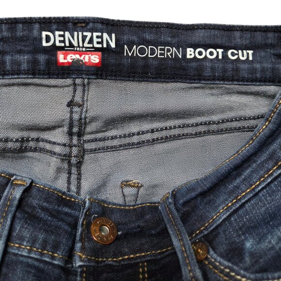 Denizen From Levis Womens Modern Boot Cut Jeans Denim Mid Rise Blue 27X32 - Picture 5 of 11
